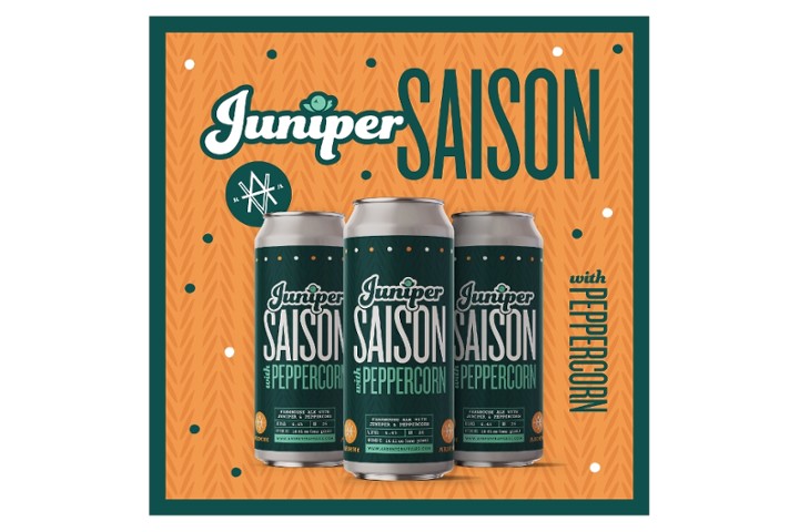 Juniper Saison 16oz 4-pack