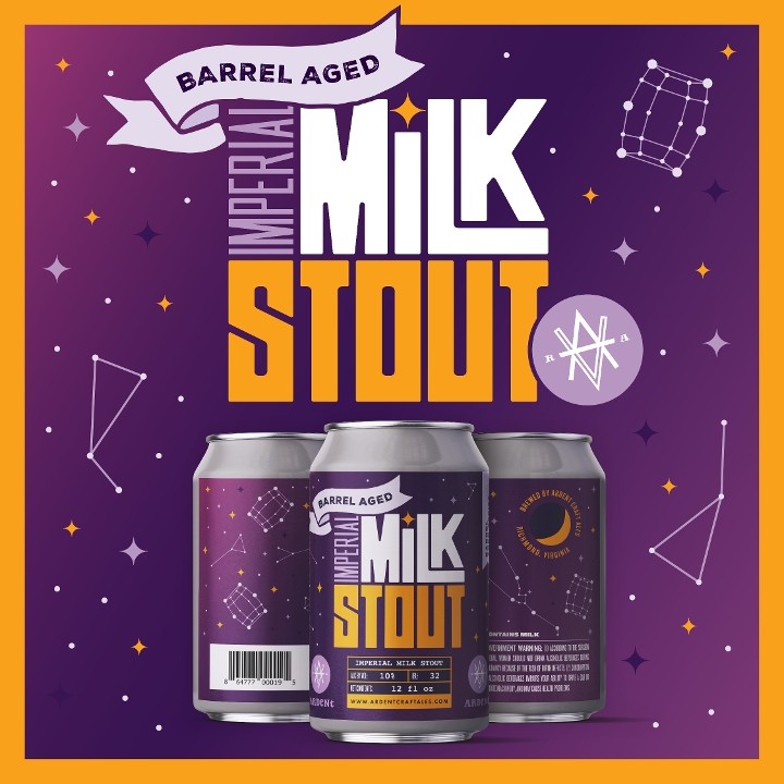 Barrel Aged Imperial Milk Stout 12oz 4-Pack