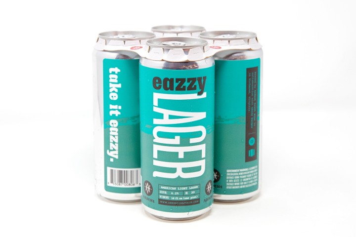 Eazzy Lager 16oz 4-pack