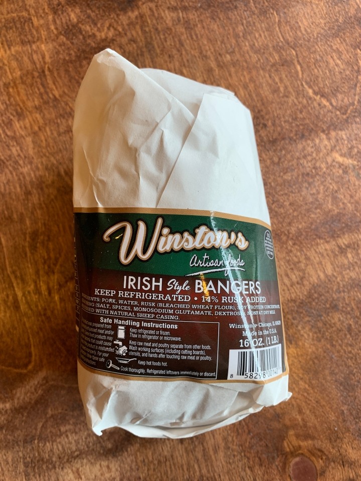 Winston's Bangers - 4 to 1 lb