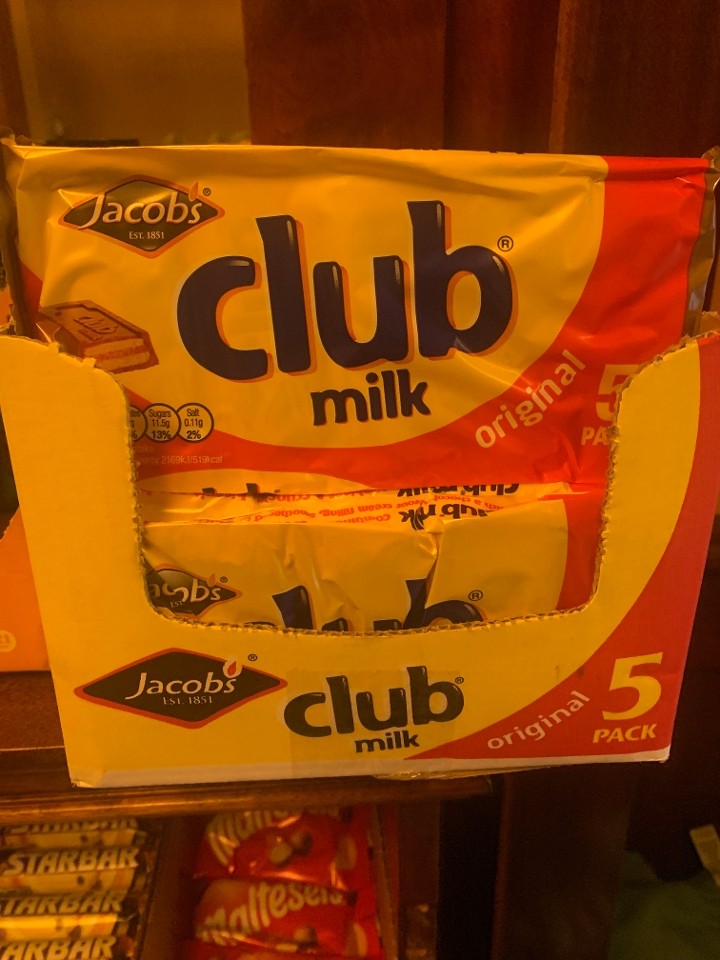 Jacobs Club Milk 5-Pack