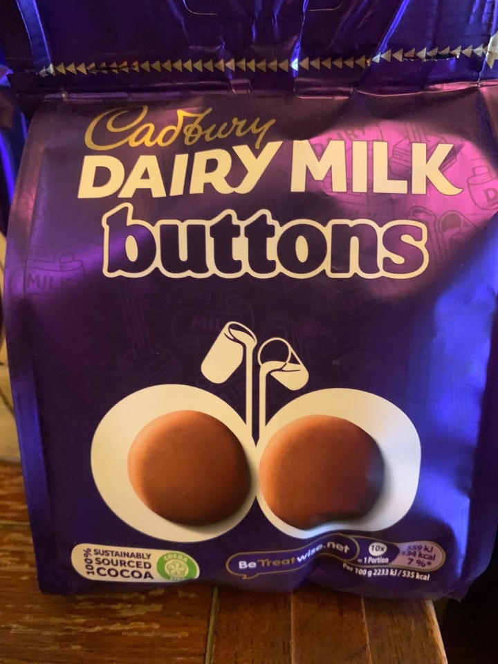 Cadbury Dairy Milk Buttons