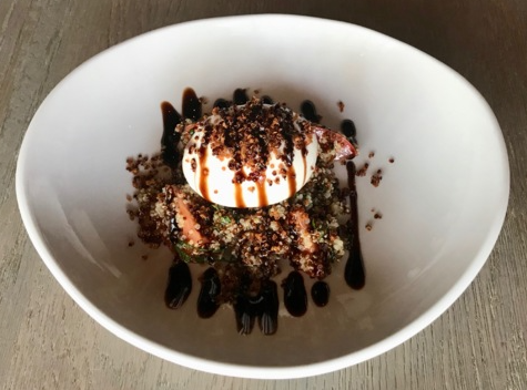 BURRATA CON QUINOA