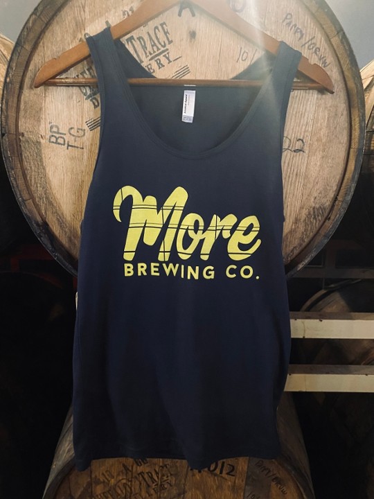 Navy/Yellow Logo Tank (L)