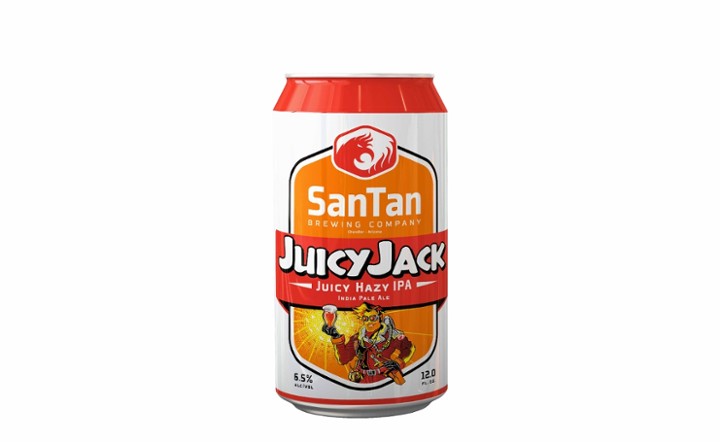 JuicyJack Juicy Hazy IPA, 1pk-12oz can beer (6.5% ABV)