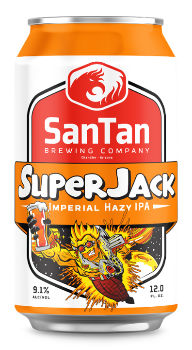 SuperJack Imperial Hazy IPA, 1pk-12oz can beer (9.1% ABV)