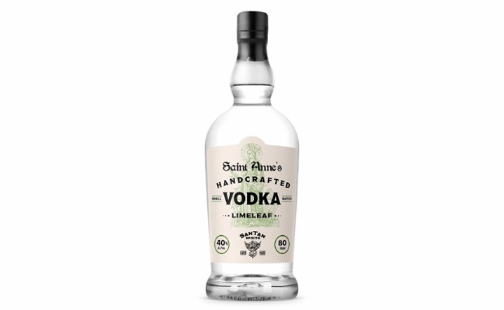 St. Anne's LimeLeaf Vodka, 750ml spirits (40% ABV)