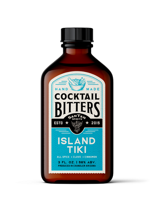 SanTan Spirits Island Tiki Bitters, 3oz cocktail bitters (58% ABV)