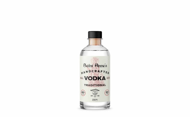 St. Anne's Traditional Vodka, 200ml spirits (40% ABV)