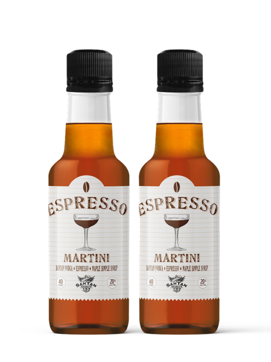 Espresso Martini, 2pk-50ml spirits (20% ABV)