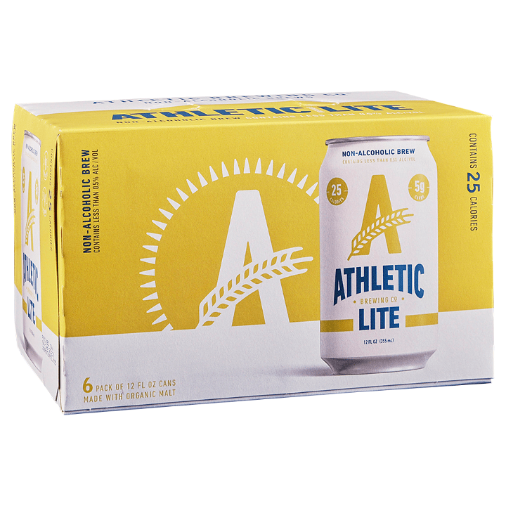 Athletic Lite, 6pk-12oz can n/a beer (0.5% ABV)