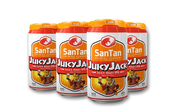 JuicyJack IPA, 6pk-12oz can beer (6.5% ABV)