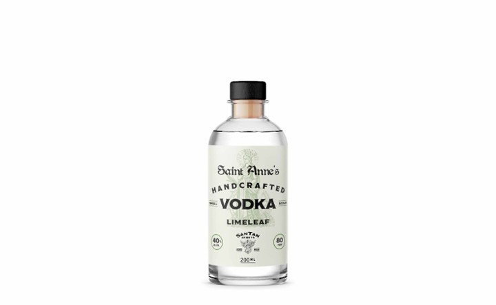 St. Anne's LimeLeaf Vodka, 200ml spirits (40% ABV)