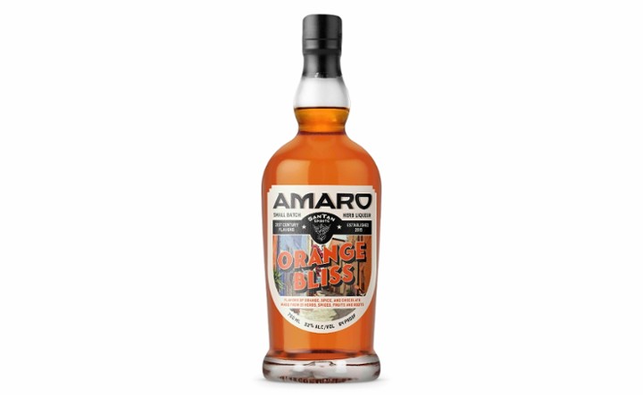 Orange Bliss Amaro Herb Liqueur, 750ml spirits (32% ABV)