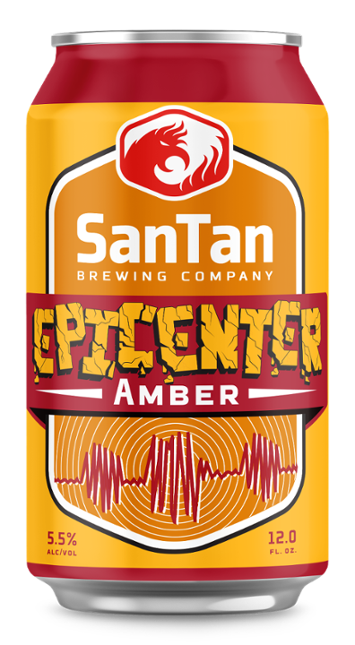 Epicenter Amber Ale 1pk-12oz can beer (5.5% ABV)