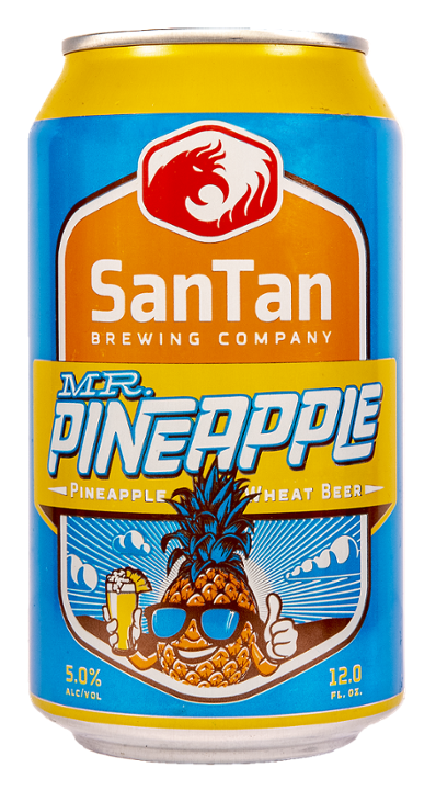 Mr. Pineapple Wheat, 1pk-12oz can beer (5.0% ABV)