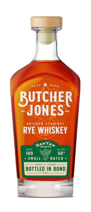 Butcher Jones Bottled In Bond Straight Rye Whiskey, 750ml spirits (50% ABV)