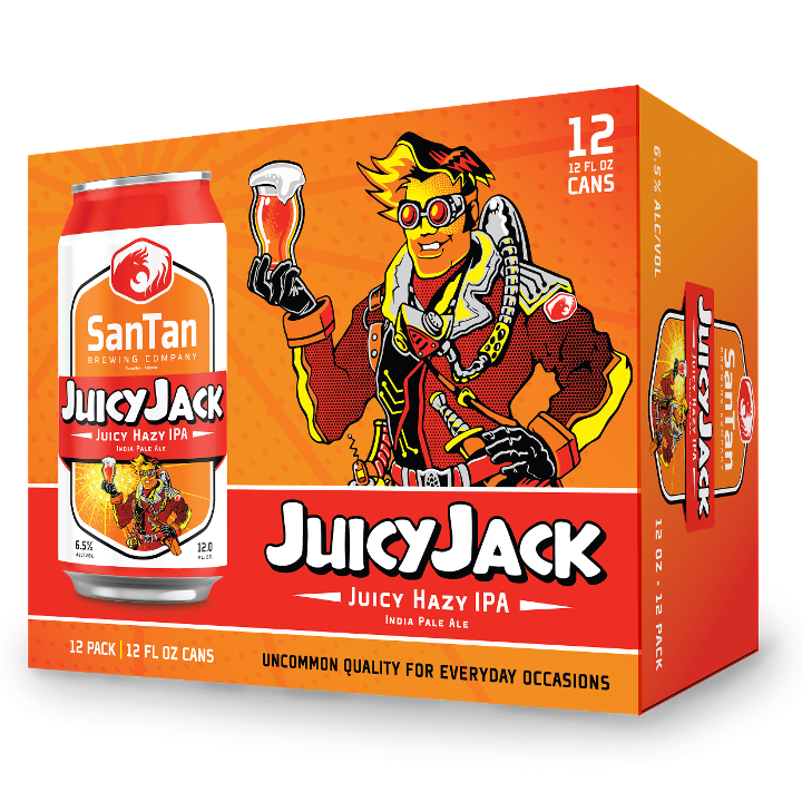 JuicyJack IPA, 12pk-12oz can beer (6.5% ABV)