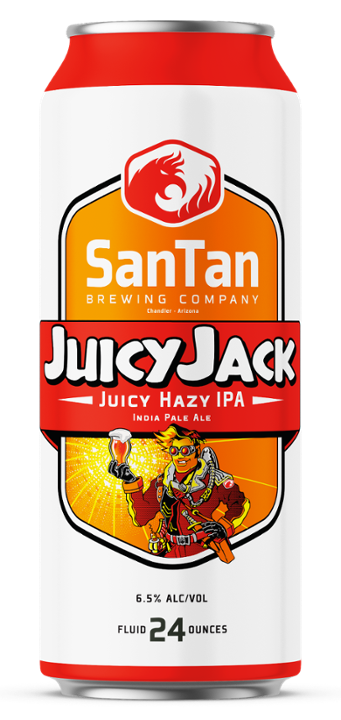 JuicyJack Juicy Hazy IPA, 1pk-24oz can beer (6.5% ABV)