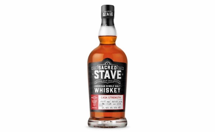 Sacred Stave Cask Strength Single Malt Whiskey, 750ml spirits (60% ABV)