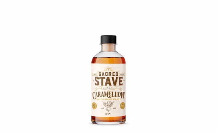 Caramellow Salted Caramel Whiskey, 50ml spirits (35% ABV)