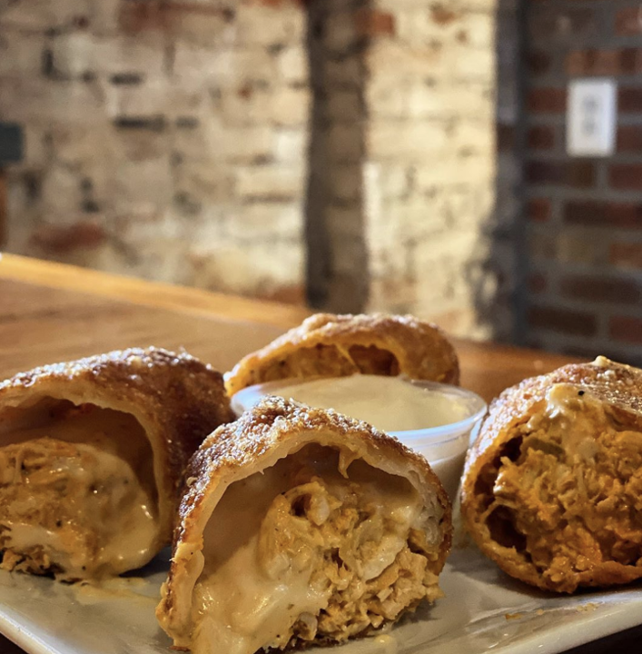 BUFFALO CHICKEN EGG ROLLS