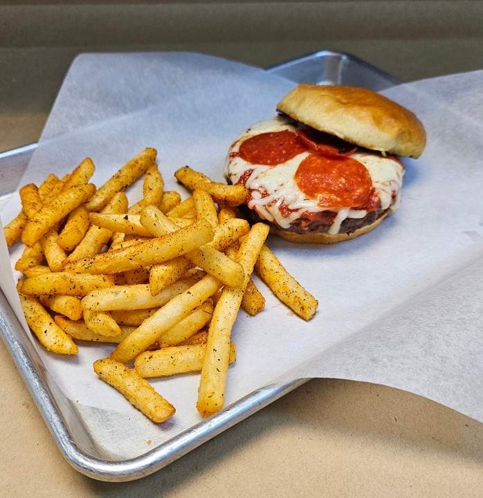 Pepperoni Pizza Burger