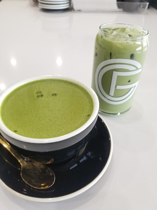 Lavender Matcha Latte