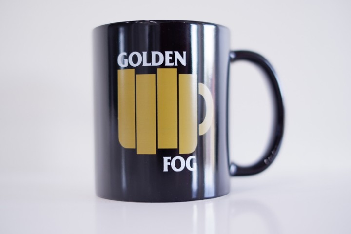 Golden Fog Black Flag Mug