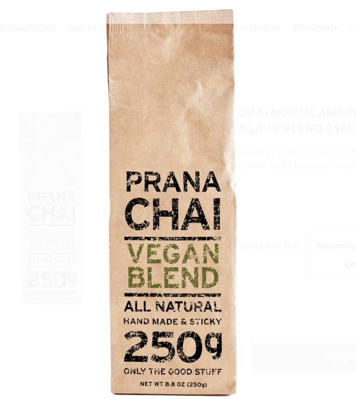 Prana Vegan Chai 250 kg