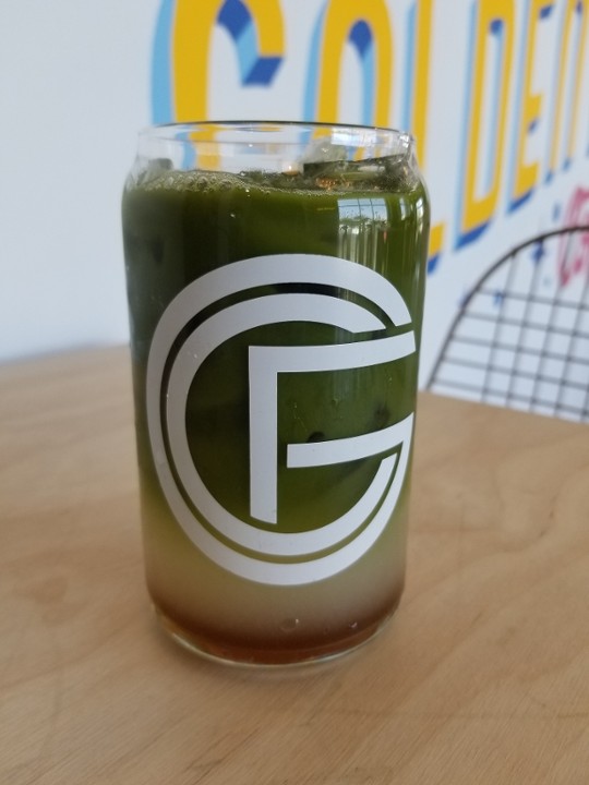 Ginger Matcha Italian Soda