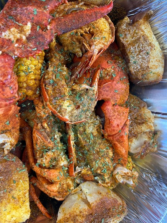 Whole Fresh Lobster Pan