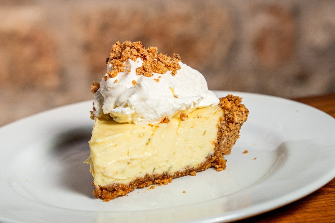 Key Lime Pie with Whipped Cream