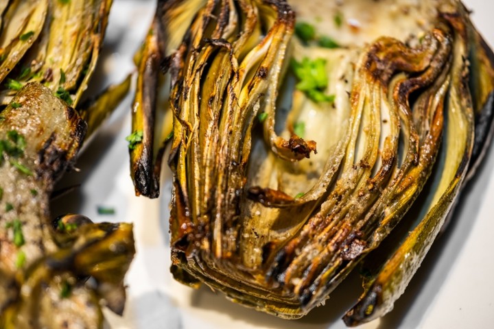 Grilled Artichokes with Remoulade Sauce