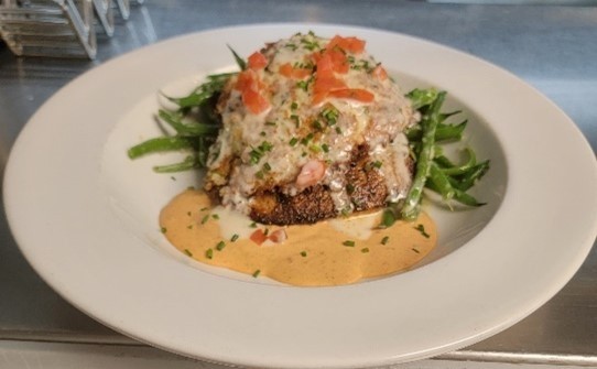 Crab Crusted Red Fish