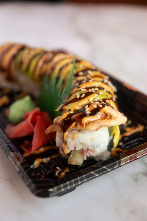 Dragon Roll- 10 pc