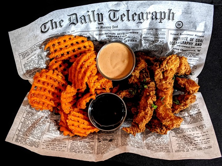 Bourbon Battered Tender Basket