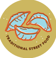 Street Food- Round Sticker
