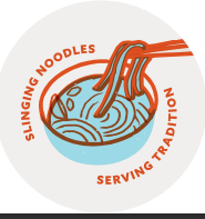 Noodle Slingers- Round Sticker