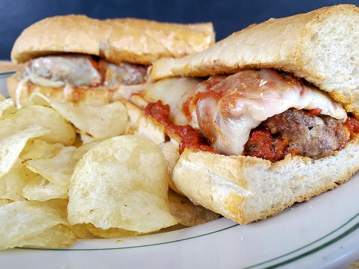 PLANT-BASED Meatball Parm w/Vegan Cheese