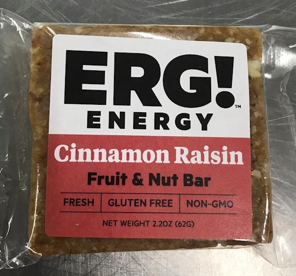 ERG Cinnamon Raisin Bar