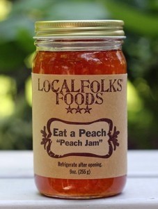 Local Folks Foods Eat a Peach Jam