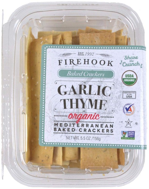 Firehook, Garlic and Thyme Crackers