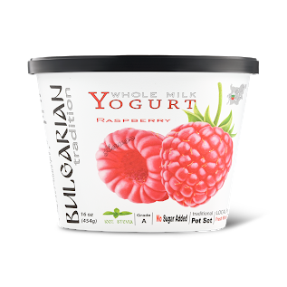 Bulgarian Yogurt Raspberry Yogurt