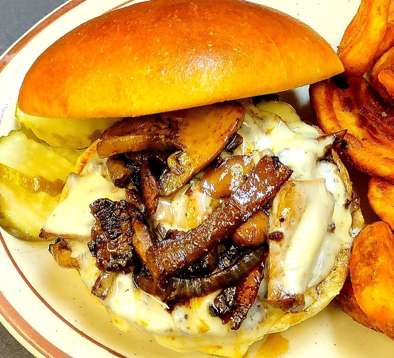 Mushroom Swiss Burger