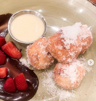 Chocolate Chip Cookie Dough Beignets