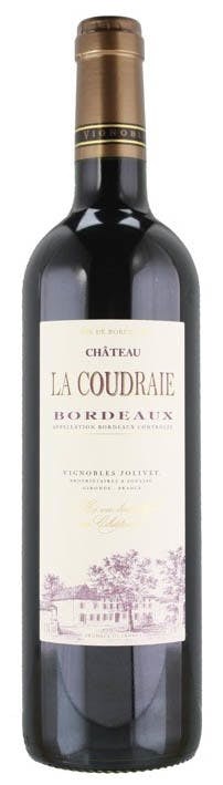 Bottle of Château La Coudraie Bordeaux