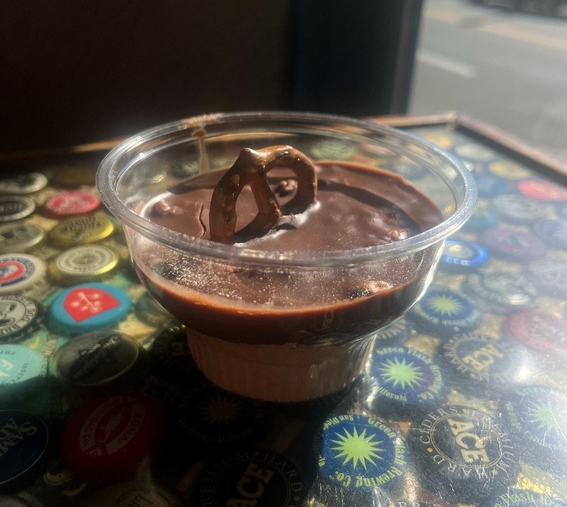 PB Mousse with Chocolate Ganache