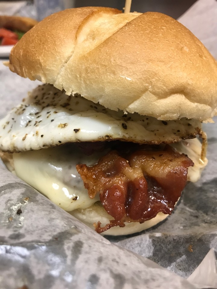 Bacon, Egg & Cheese Burger
