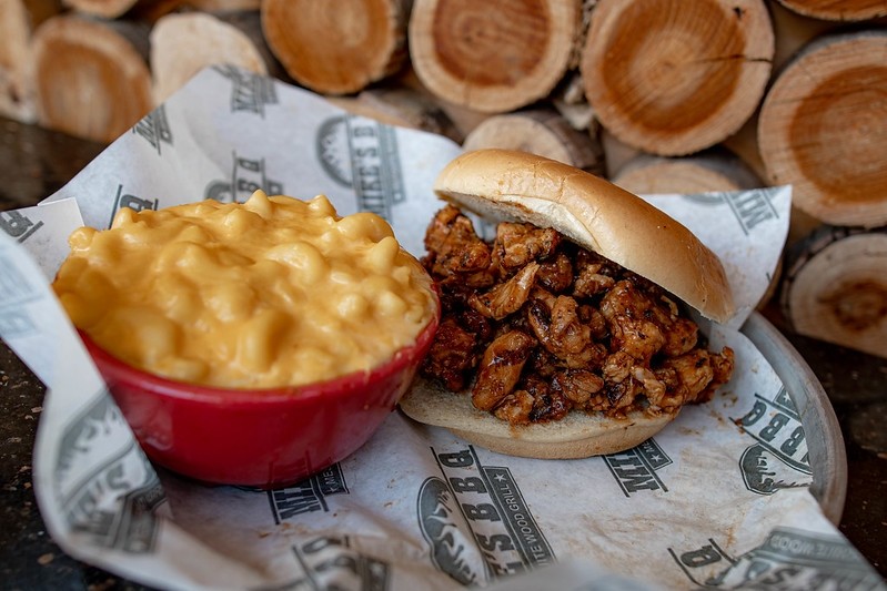 Chopped BBQ Chicken Sandwich